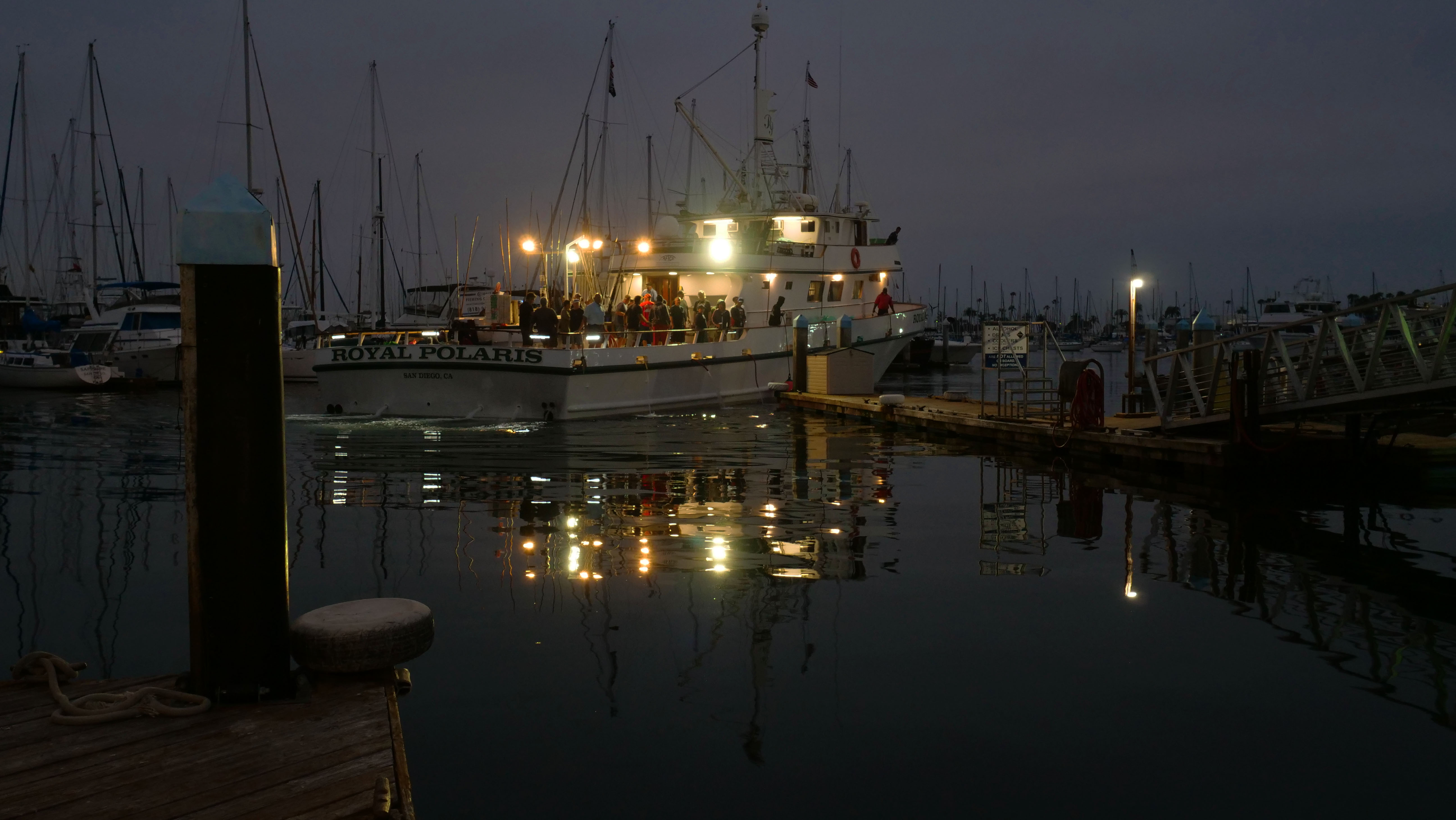 The _Royal_Polaris_Backing_Into_Dock