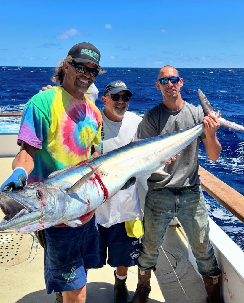 May be an image of 3 people, people fishing and text